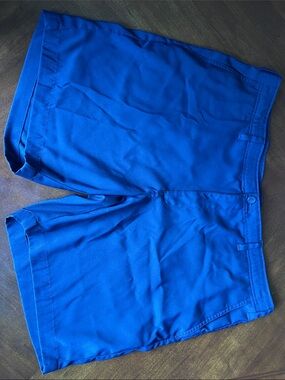 bcg Royal Blue Flat Front Men's Shorts